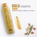 Buy GK HAIR Global Keratin Gold Shampoo 250ml - Argan Oil & Shea Butter for Shine & Protection - Suitable for All Hair Types - Buy Online on GoSupps.com
