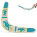 ToddMomy 1 piece of boomerang for children wooden boomerang in V-shape returning boomerang for outdoor children flying boomerang toys