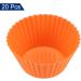 20pcs Wax Melt Warmer Liner Silicone for Candle Scent Melter - Orange | International Shipping - Sourcing Map - Buy Online on GoSupps.com