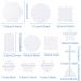 24 PCS Plastic Mesh Canvas Sheets - Variety Shapes for DIY Crafts and Embroidery - Buy Online on GoSupps.com