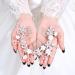 Flayem Wedding Bridal Comb & Crystal Wick Helmet - Flower Hair Accessories for Women & Girls (3 Pack) - Buy Online on GoSupps.com