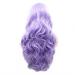 Lavender Wavy Synthetic Lace Front Wig for Women | Pastel Purple Drag Queen & Cosplay Hair - Buy Online on GoSupps.com