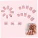 1 Set Press on Nails French Square Fake Nails Full Cover Short Press on Nails Reusable Short Nails Press on Cute Press on Nails Set for Women Home - Buy Online on GoSupps.com