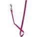 Rubberized Pink Dog Leash without Hand Loop - 100 cm (1m) for Comfortable Walks | International Shipping - Buy Online on GoSupps.com
