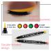 BINGBRUSH 4Pcs Double-head Liquid Stamp Eyeliner - 5 in 1 Shapes Face Stamps Makeup, Waterproof and High Pigment Liquid Eyeliner - Colorful and Slim Gel Felt Tip - Buy Online on GoSupps.com