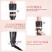 5 in 1 Curling Iron Curling Wand Set with Curling Thermal Brush&4 Interchangeable Ceramic Curling Wand(0.4"-1.25") Long Lasting Curls Hair Iron Crimper Instant Heat Up Hair Curler with Glove&2 Clips - Buy Online on GoSupps.com