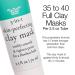 GUNILLA Skin Perfecting Clay Mask - Vegan 3-in-1 Deep Pore Cleanser & Detox Treatment | All-Natural Pro-Grade Made in Sweden | 35 Clay Masks - 2.5 fl oz - Buy Online on GoSupps.com