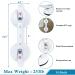 HEINSY Suction Grab Bar  Portable Shower Suction Handle Bar Suction Grip Bar Bathtub Handle with Strong Suction Cup Fitting and Rapid Release for Bathroom(14.5inch Max Capacity :253lb) 14.5 Inch (Pack of 1) White - Buy Online on GoSupps.com