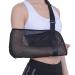DZOZO Arm Sling Universal Shoulder Sling Shoulder Immobilizer Adjustable Arm Support Strap Arm Sling Elbow Supportive Sling Breathable Shoulder Support Brace Arm Immobilizer Sling Black One Size