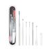MJIYA Ear Pick Earwax Removal Kit  Ear Cleansing Tool Set  Ear Curette Ear Wax Remover Tool with a Storage Box (7P-Short2)