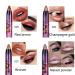MEICOLY Red Eyeshadow Stick 12 Pcs - Metallic Green Champagne Neon Eyeshadow Crayon - Waterproof & Long Lasting Shiny Rotating Eyeshadow Sticks - Buy Online on GoSupps.com