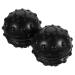 Beavorty 2st massage roller Massageball Yoga balls Black massage balls Double Lacrosse-Ball Glass holder from rattan lacrosse ball massage body massage device peanut scroll wheel yoga ball