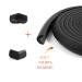 Furnigear Foam Edge and Corner Guards - 16.4 Ft Edge + 4 Corners - Baby Proofing Black Safety Bumpers - Buy Online on GoSupps.com