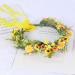 Lurrose Sunflower Crown | Bridal Flower Headdress | Hair Wreath for Weddings & Festivals | Birthday Photo Props - Buy Online on GoSupps.com