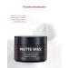 Matte Hair Wax for All Hair Types - All-Day Hold Pomade for Men | Premium Firm Hold & Matte Finish (4oz - Buy Online on GoSupps.com
