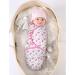 Vicloon Baby Swaddle Blankets - 2Pcs Organic Cotton Wrap for Newborns 4-6 Months, 14-18lbs - Pink - Buy Online on GoSupps.com