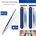 Professional Ear Wax Removal Kit with Stainless Steel Spiral Ear Cleaner - 2Pcs (Blue Brush) - Buy Online on GoSupps.com