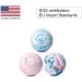 FITZELAR Massage Lacrosse Balls for Myofascial Release | SGS Certified | Deep Tissue Massage for Back, Shoulders & Feet | Trigger Point Therapy | Relieve Muscle Knots & Pain | Pink & Blue - Buy Online on GoSupps.com