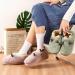 USB Heating Slippers | Adjustable Temperature Plush Cozy Anti-Slip Winter Foot Warmers for Men & Women | Gray Size 42-43 - Buy Online on GoSupps.com
