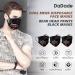 100Pcs Men's Bear Head Printed Disposable Face Masks - Animal Print Safety Masks for Men | 3 Ply Black Design - Buy Online on GoSupps.com