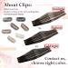Easyouth Real Hair Clip in Extensions - Black to Silver Balayage Human Hair 18 Inch 7Pcs 120g - Buy Online on GoSupps.com