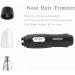 Painless Nose Hair Trimmer for Men & Women - Double-Edge Stainless Steel Blades - Easy Cleansing & Waterproof - Black - Buy Online on GoSupps.com