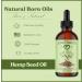 Natural Born Oils Hemp Seed Oil 4oz - Organic Cold-Pressed High in Vitamins & Minerals for Skin and Hair Revitalization - Buy Online on GoSupps.com