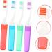 Minkissy 16-Piece Travel Toothbrush Set | Kids & Family Foldable Toothbrushes | Lightweight & Portable Children's Oral Care - Buy Online on GoSupps.com