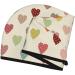 Heart Polka Dot Microfiber Hair Towel for Women | Super Absorbent Coral Velvet Quick Dry Wrap for Long Curly & Thick Hair - Buy Online on GoSupps.com