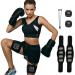Abdominal muscle trainer EMS training device Poor legs display of calorie consumption aluminum sheet metal muscle stimulator Safe effectively faster EMS training device full body muscle trainer for men women