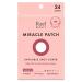 Rael Pimple Patches Miracle Invisible Spot Cover - Hydrocolloid Acne Pimple Patches for Face, Blemishes and Zits Absorbing Patch, Breakouts Spot Treatment for Skin Care, Facial Stickers, 2 Sizes (24 Count) Pink