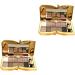 Beavorty 2pcs # Brush with Flash and Glitter Colorful Eye Colors Shadow Makeup Eyeshadow Mirror 1 count (Pack of 1) As Shownx2pcs - Buy Online on GoSupps.com