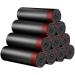 RTBQJ 15L Garbage Bags with Tray & Handles | Tearproof & Liquid-Tight 50x55cm | 60 Black Trash Bags for International Shipping - Buy Online on GoSupps.com
