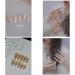 Feifei S Bow 3D Nail Art Decorations Tool - Mini Micro Steel Nail Beads in Gold Box (6 Sizes) - Buy Online on GoSupps.com
