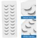 FRCOLOR 10 Pairs Fake eyelashes natural false eyelashes magnetic false eyelashes false eyelashes magnetic manga lashes cluster false lashes wispy clear lash band false eyelashes fluffy set - Buy Online on GoSupps.com