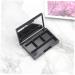 FRCOLOR 8 Pcs Empty Eyeshadow Case Empty Eye Shadow Pallet Eye Shadow Box Makeup Palette Make up 4.5X7.2CMx2pcs Black 2x2pcs - Buy Online on GoSupps.com