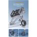 Premium Aluminum Bicycle & Motorcycle Phone Holder | 360 Rotation Shock Absorption Universal Fit - Buy Online on GoSupps.com