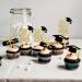 2023 Graduation Cupcake Toppers 24 Pack Glitter Class of 2023 Grad Cap Diploma Cake Picks for 2023 Graduation Themed Party Decorations (Gold) - Buy Online on GoSupps.com