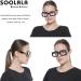 SOOLALA The Reading Glasses Company Blue Light Blocking Womens Reading Glasses Black 3.0 x - Buy Online on GoSupps.com