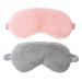 GSHLLO 2 Pcs Plush Sleep Masks Sleeping Eye Masks Soft Sleeping Blindfold Facial Eye Covers Nap Meditation Eyeshades for Kids Adults