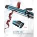 CkeyiN 32mm Barrel Ceramic Curling Wand with Clip | Volume Waves Curling Tong | 30 Second Heat Up | Heat Resistant Glove | Green - Buy Online on GoSupps.com