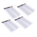 OHPHCALL Authentic Eyebrows 4pcs Eyebrow Stickers Makeup Eyebrow Transfer Brow Shaper Imitation Eyebrow Template 6 Proof 21x15cm Brown