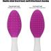 Silicone Nose & Lip Cleansing Brush | Double Sided Exfoliating Tool for Blackhead Removal & Lip Scrubs - Purple - Buy Online on GoSupps.com