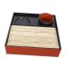 Zerodeko 1 Set Japanese Cold Noodle Plate Wood Pallets Cheese Platter Board Restaurant Cold Noodle Dish Zaru