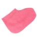 1 Pair lotion socks moisturizing heel socks paraffin wax bath foot mask wax bath liners paraffin Foot Protector hand mask glove paraffin foot wax spa gloves wax socks care bath mat medium Red