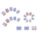 MISUD Square Glossy Bow False Nails for Women and Girls - Cute Press-on Nail Designs - Buy Online on GoSupps.com