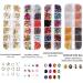 Gsrimgratoe Nail Art Decoration Rhinestone Nail Irregular Beads for Nail Manicure 3D Art Decoration Tip Drill Pen Set with Tweezers 8 Pieces - Buy Online on GoSupps.com