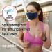 Nutrixxion Breathable Reusable Washable Mouth-Nose Mask | Unisex Christmas Snowflakes | Sports Fiber Community Mask | International Shipping Available - Buy Online on GoSupps.com