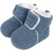 MASOCIO Baby Winter Warm Booties - Navy Blue | 12-18 Months | Anti-Slip Soft Sole Boots for Infant Boys & Girls - Buy Online on GoSupps.com