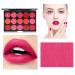 Shogpon 15 Color Cream Lip Gloss Palette & Matte Lipstick Set - Professional Makeup Cosmetics for Everyday Use - Buy Online on GoSupps.com